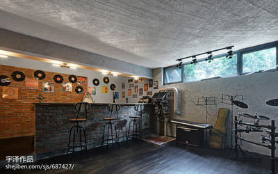 棲園 現(xiàn)代美式-裝修設(shè)計效果圖-設(shè)計師作品-設(shè)計本