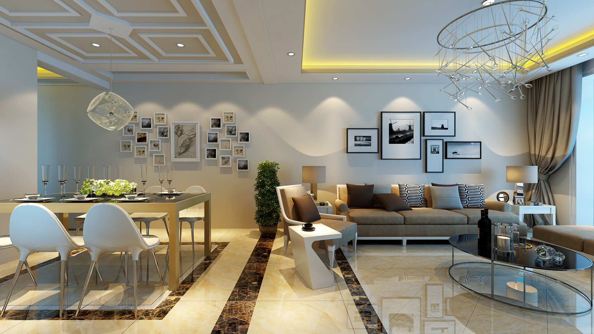 貴陽裝修設計,現代簡約風格精裝案例!