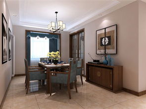 濟南國華新經典中式風格四居室裝修效果圖 168平米20萬裝修設計案例 濟南房天下家居裝修網